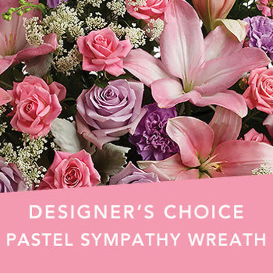DC Pastel Sympathy wreath